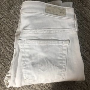 AG Adriano Goldschmied White Skinny Jeans/Denim Size 24R